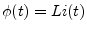 $\displaystyle \phi(t) = Li(t) \protect$