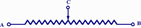 Diagram of a potentiometer