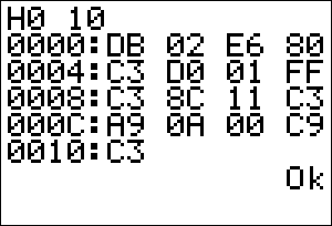 Hex dump