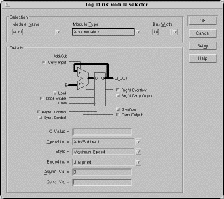 Logiblox Module Selector