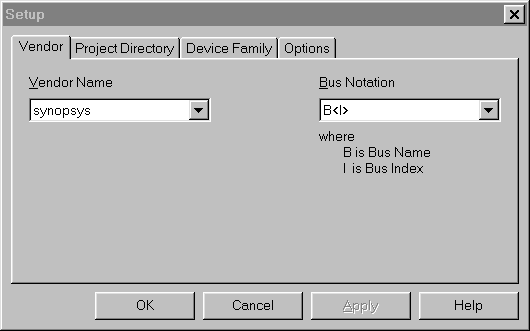 Figure 1- LogiBLOX Vendor Setup