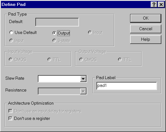 Figure 18- Defining Pads Step 4