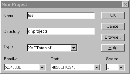 Figure 3- Specify Project Name