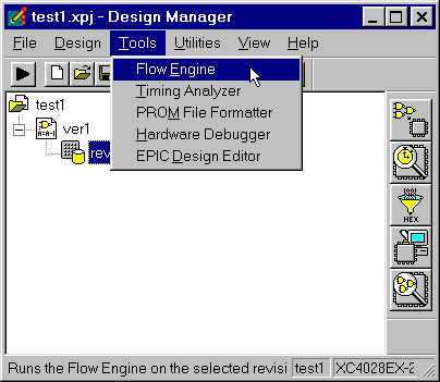 Figure 9- Run the Flow Engine