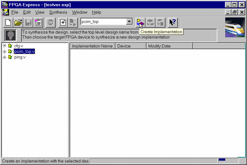Figure 3- Implement the Design