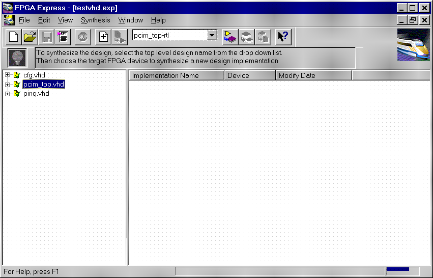 Figure 2- VHDL files analyzed