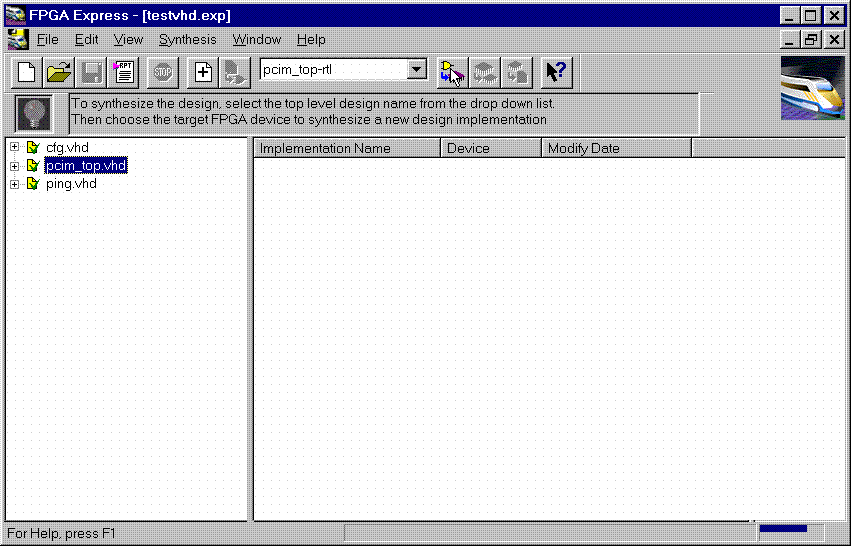 Figure 3- Implement the Design