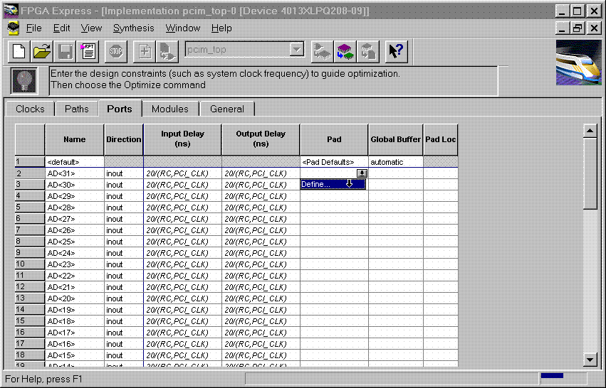  Figure 11- Defining port directions, part 1