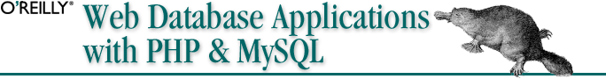 Web Database Applications with PHP & MySQL