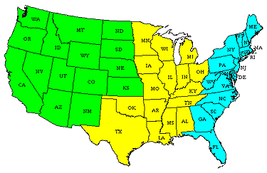 East Coast Sales Territory