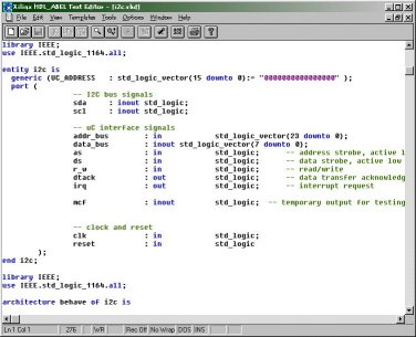 HDL-ABEL Text Editor