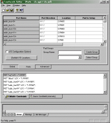 Constraints Editor Interface