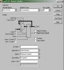 LogiBLOX Module Selector Interface